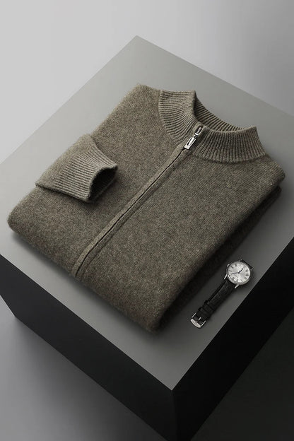 Gilet in Cashmere Premium con Zip | Eleganza Essenziale