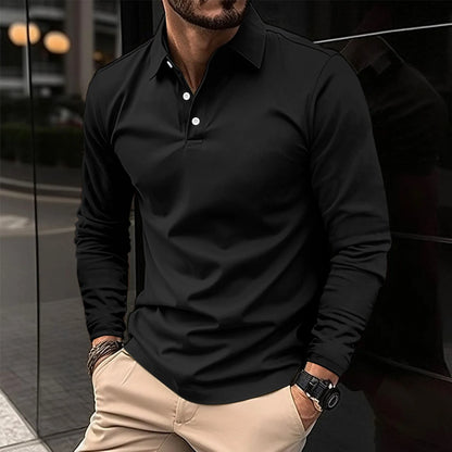 Polo Maniche Lunghe Elegante | Stile Casual Raffinato
