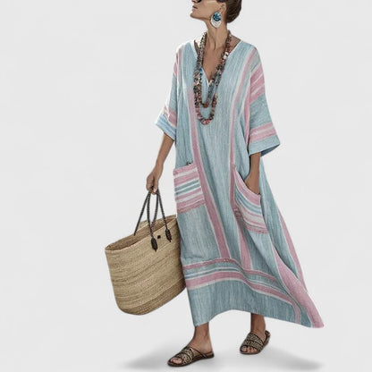 Vestito Bohemien Elegante | Stile Libero e Finitura Raffinata