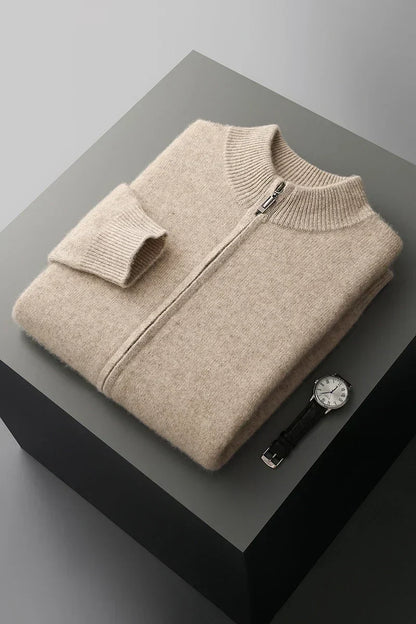 Gilet in Cashmere Premium con Zip | Eleganza Essenziale