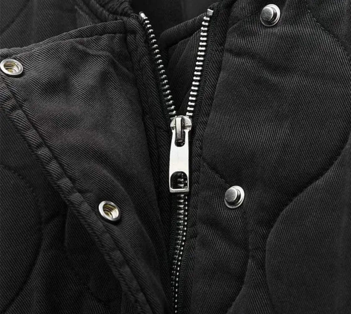 Bomber Trapuntato Relaxed | Giacca Casual Imbottita