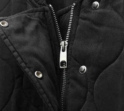 Bomber Trapuntato Relaxed | Giacca Casual Imbottita