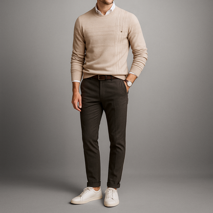 Maglione Classico Strutturato | Eleganza Quotidiana