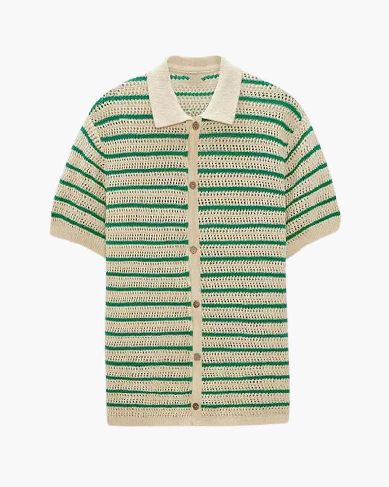 Camicia Marbella Tricot con Bottoni | Comfort e Traspirabilità