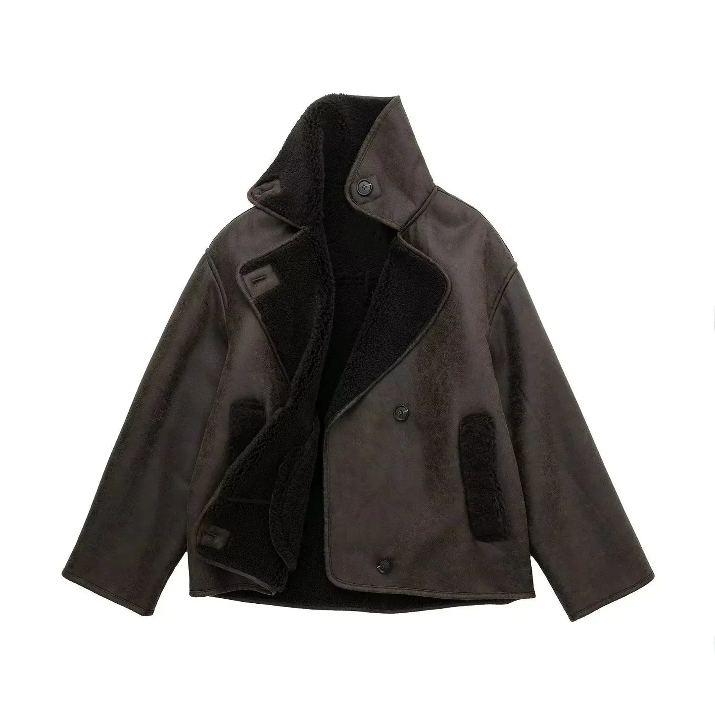 Giacca Vintage Effetto Pelle | Giacca Corta Stile Classico