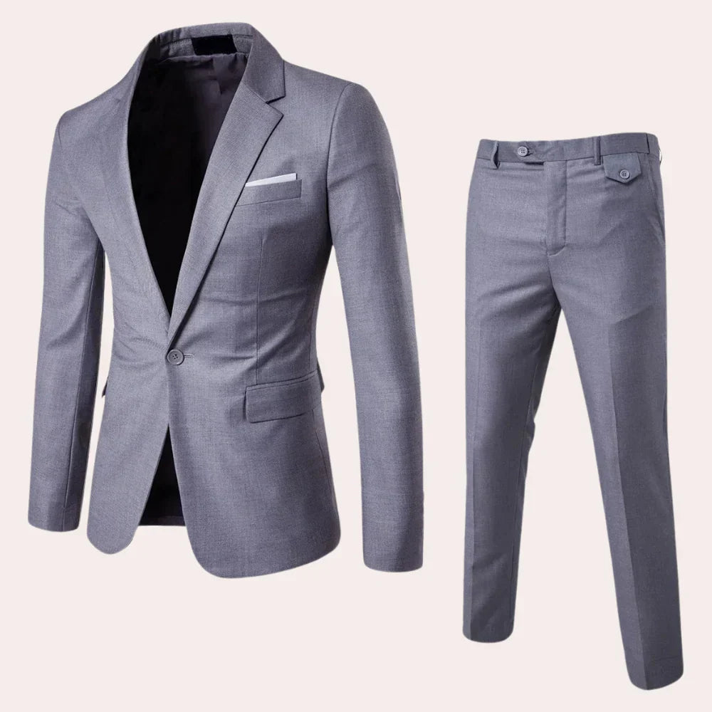 Completo Slim Fit Elegante | Blazer e Pantaloni Leggeri