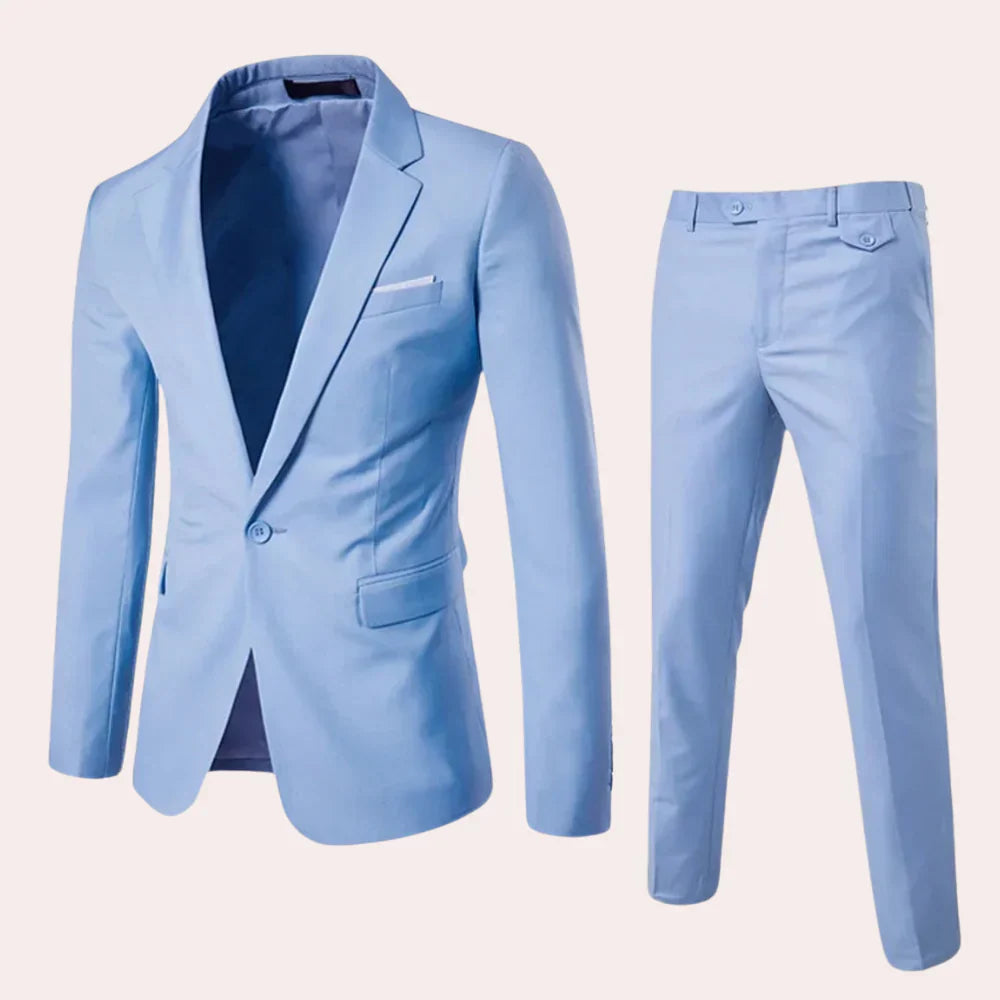 Completo Slim Fit Elegante | Blazer e Pantaloni Leggeri