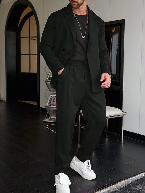 Completo Slim Fit con Revers a Punta | Blazer e Pantaloni