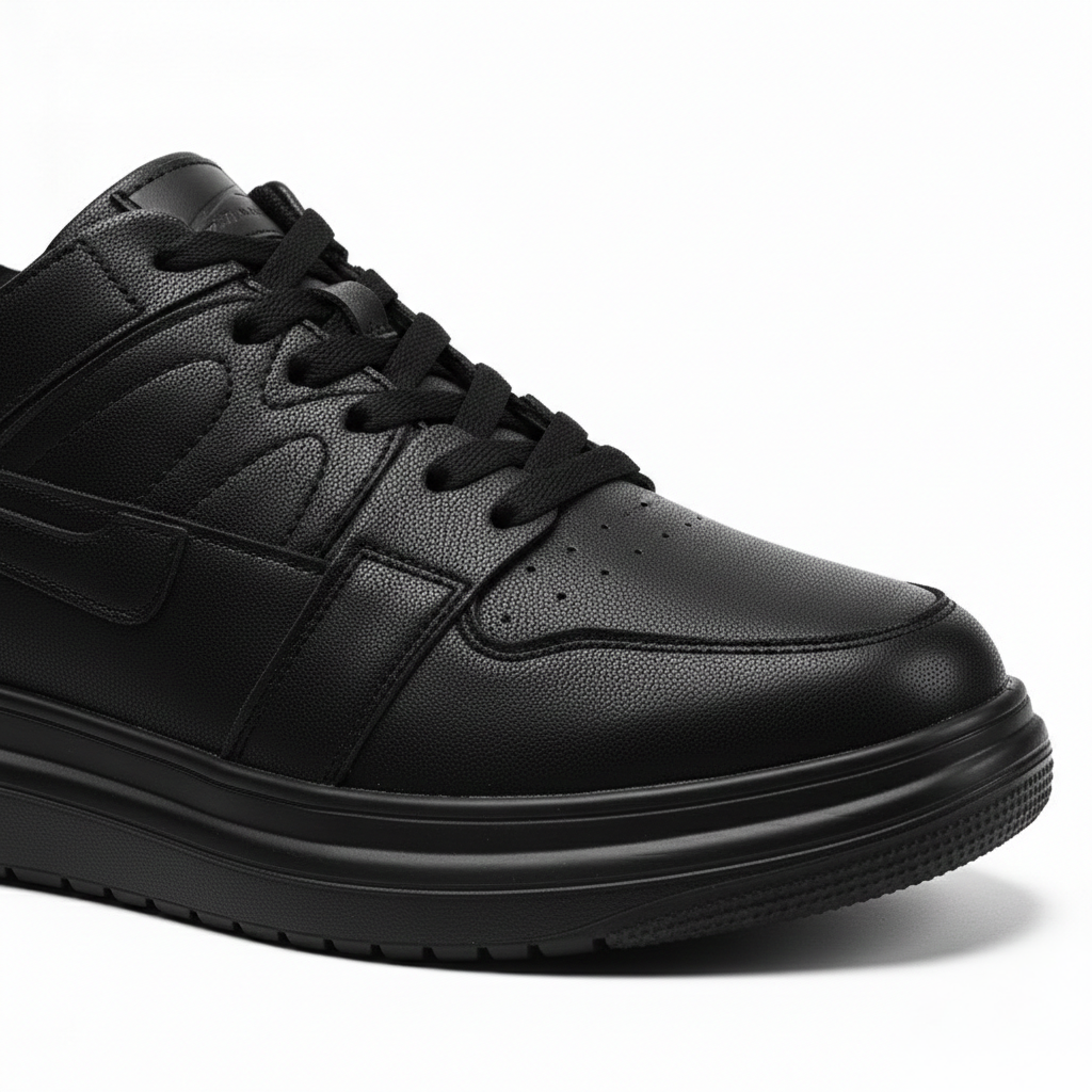 Sneakers con Rialzo Interno e Dettagli a Contrasto | Comfort