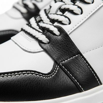 Sneakers con Rialzo Interno e Dettagli a Contrasto | Comfort