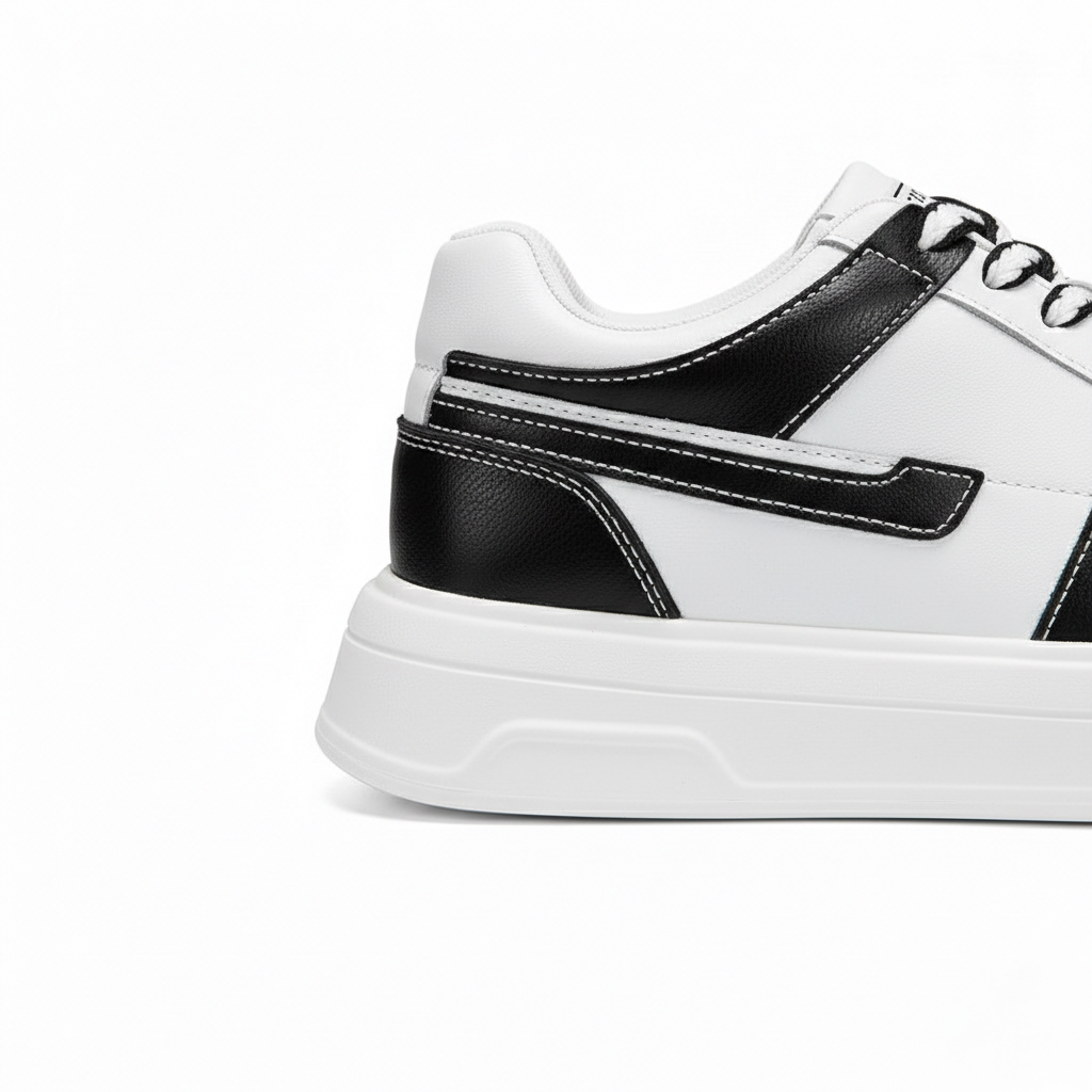 Sneakers con Rialzo Interno e Dettagli a Contrasto | Comfort