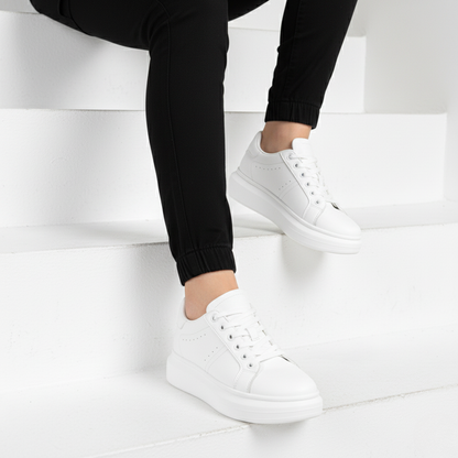 Sneakers con Rialzo Interno e Design Pulito | Comfort Quotidiano