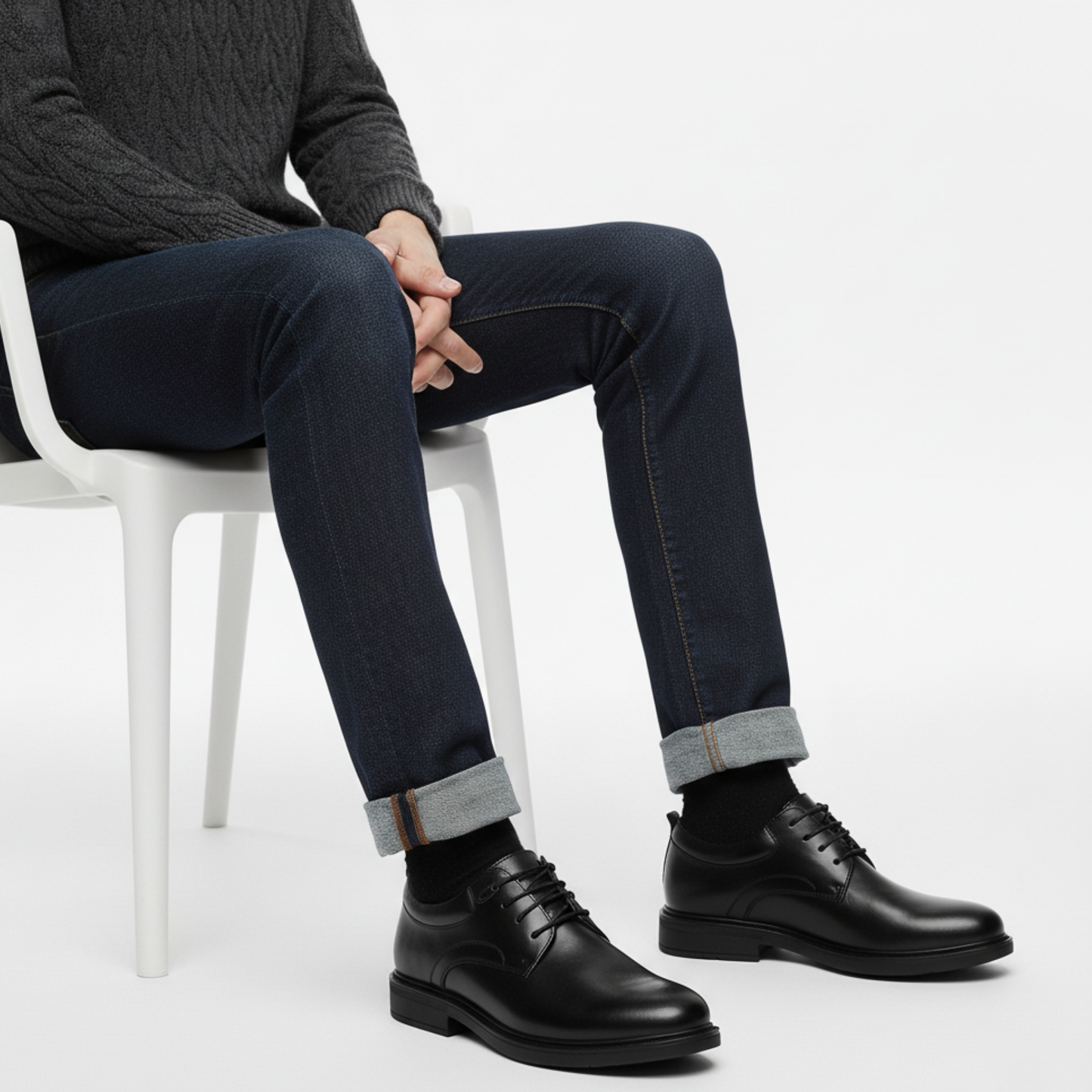 Scarpa con Rialzo Invisibile | Eleganza Senza Tempo