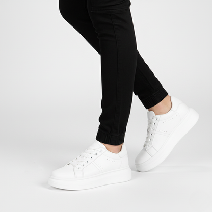 Sneakers con Rialzo Interno e Design Pulito | Comfort Quotidiano