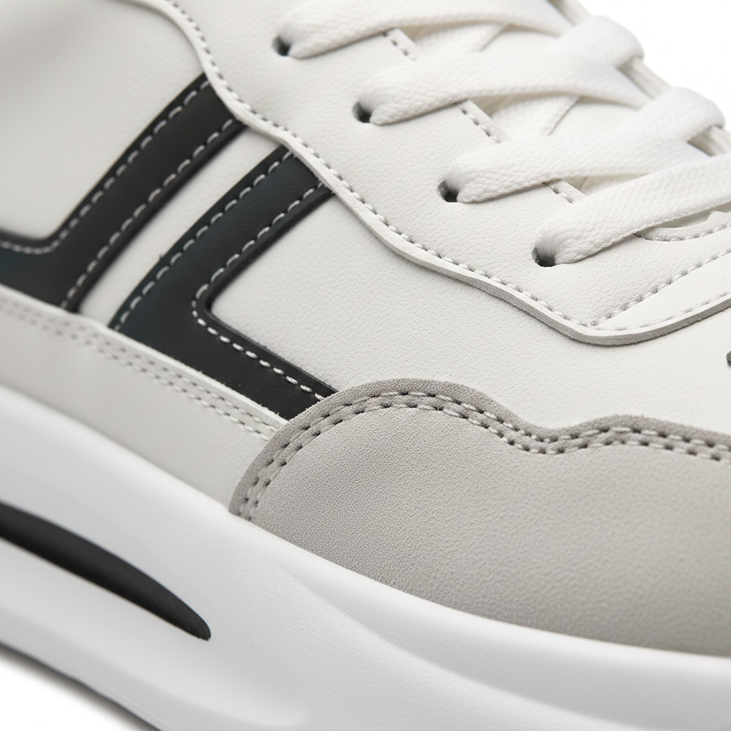Sneakers con Rialzo Interno e Suola Ammortizzata | Comfort