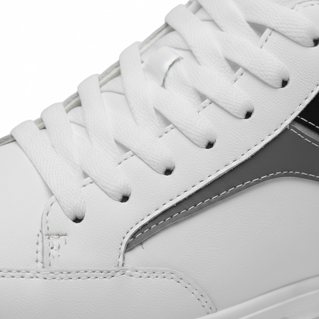 Sneakers con Rialzo Interno e Dettagli Laterali | Comfort