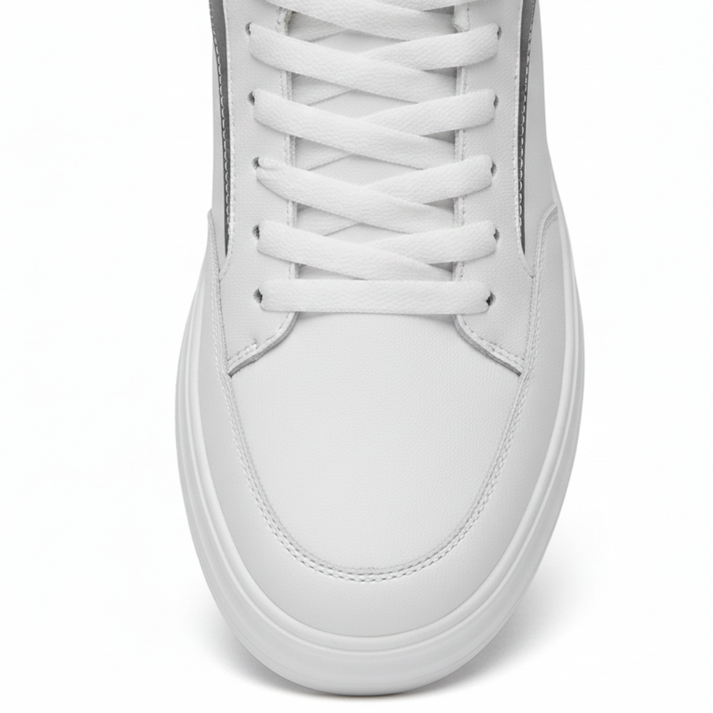 Sneakers con Rialzo Interno e Dettagli Laterali | Comfort