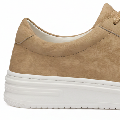 Sneakers con Rialzo Interno e Texture Discreta | Comfort