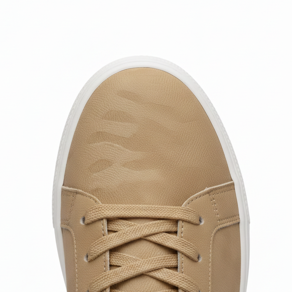 Sneakers con Rialzo Interno e Texture Discreta | Comfort
