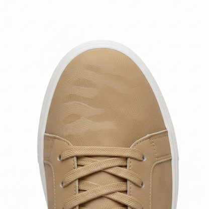 Sneakers con Rialzo Interno e Texture Discreta | Comfort