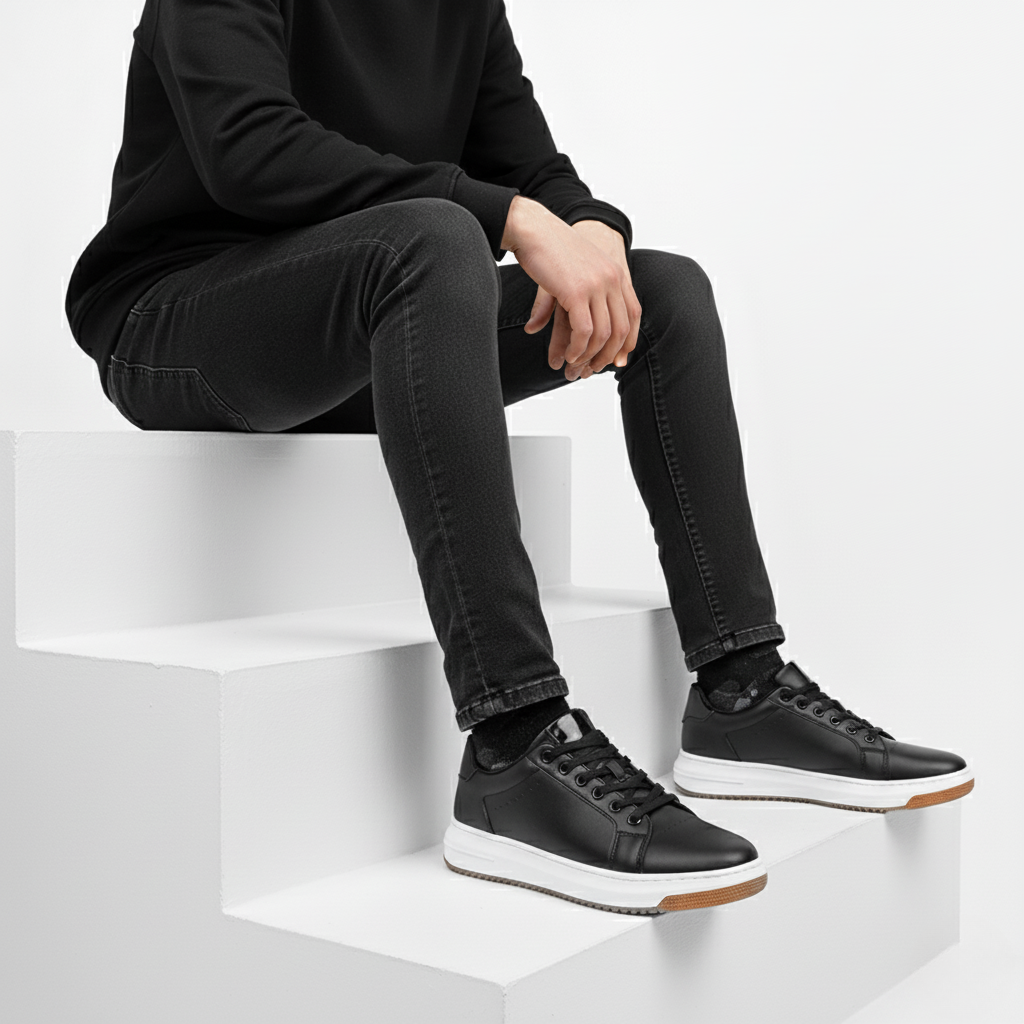 Sneakers con Rialzo Interno e Suola Robusta | Comfort