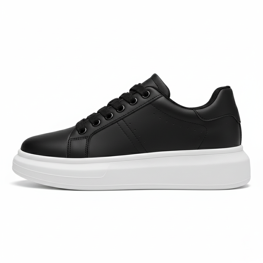 Sneakers con Rialzo Interno e Design Pulito | Comfort Quotidiano
