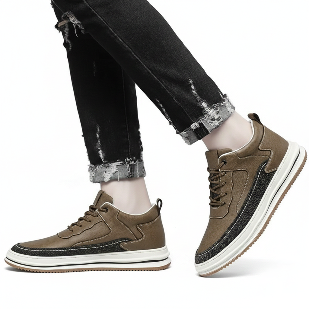 Sneaker con Rialzo Invisibile | Stile Italiano Comfort