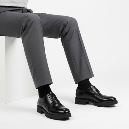 Scarpa con Rialzo Invisibile | Vestibilità Ergonomica