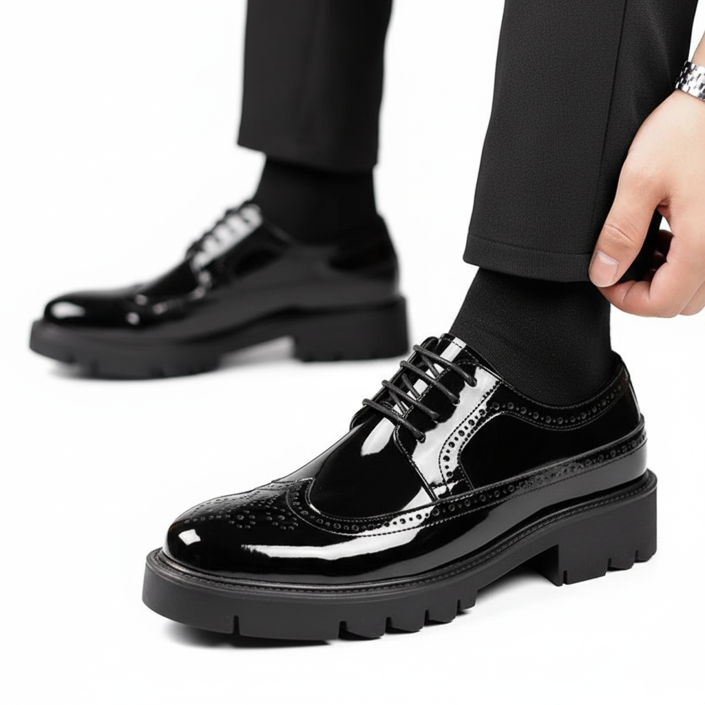 Scarpa con Rialzo | Comfort Prolungato e Stile
