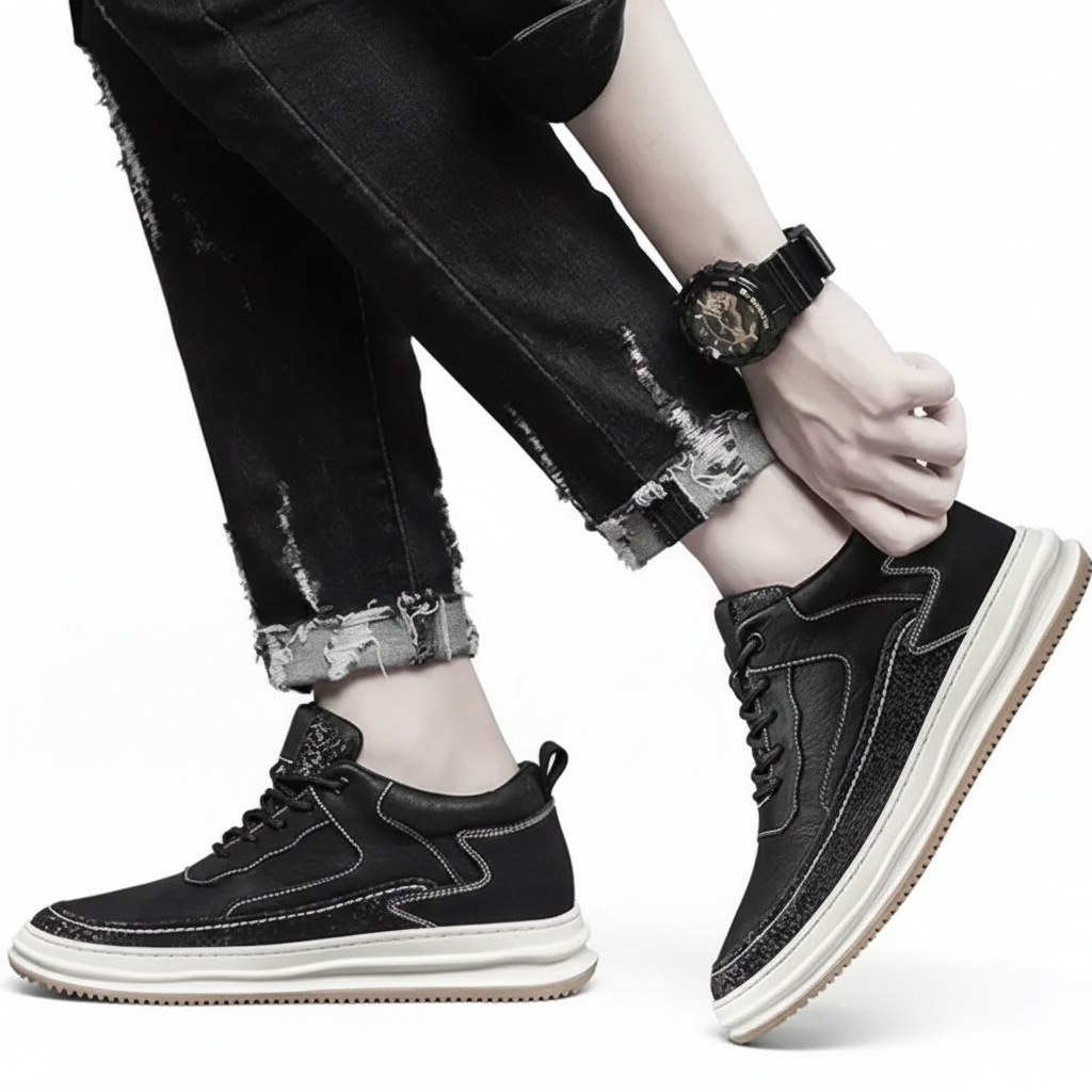 Sneaker con Rialzo Invisibile | Stile Italiano Comfort