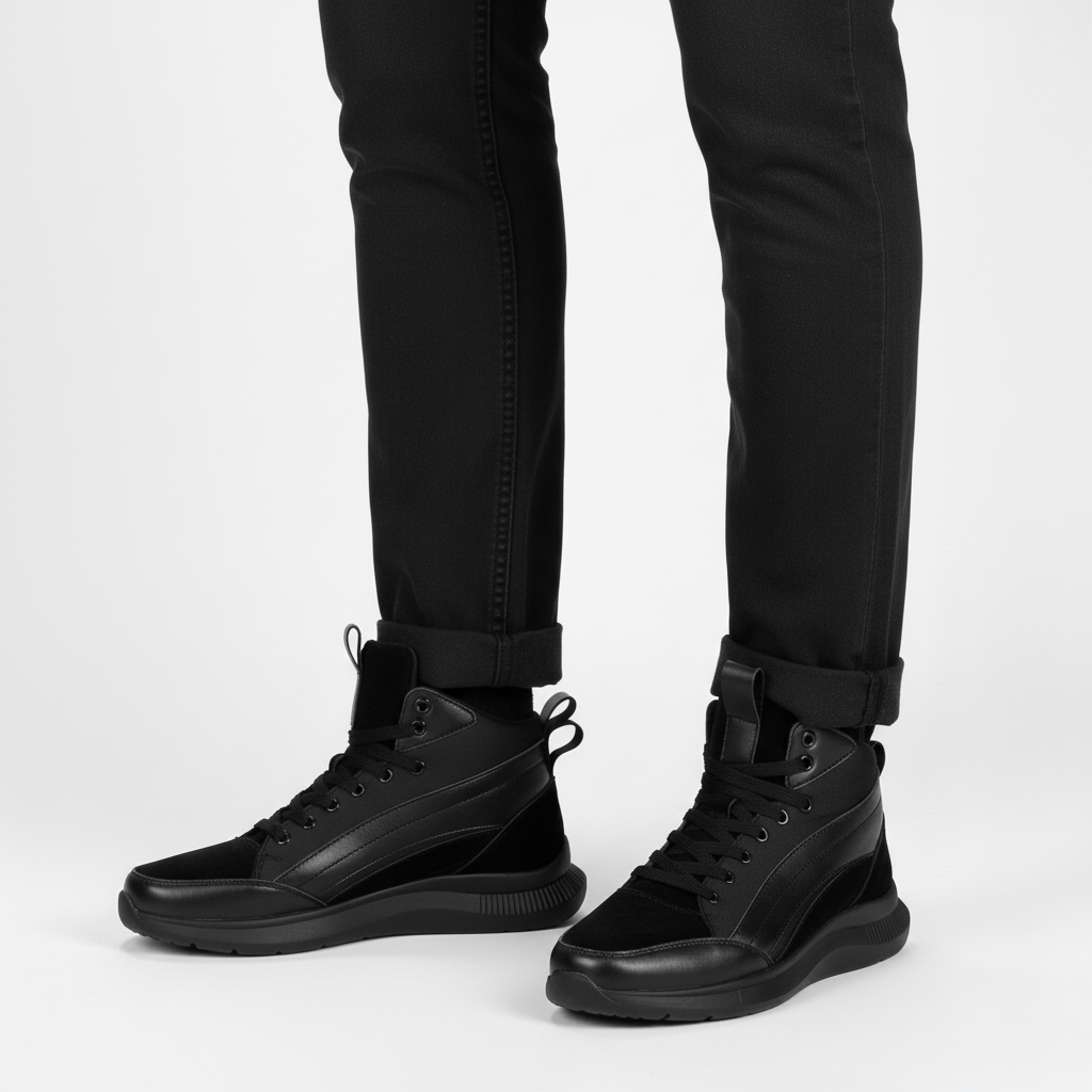 Sneaker Elegante con Rialzo | Design Italiano Discreto