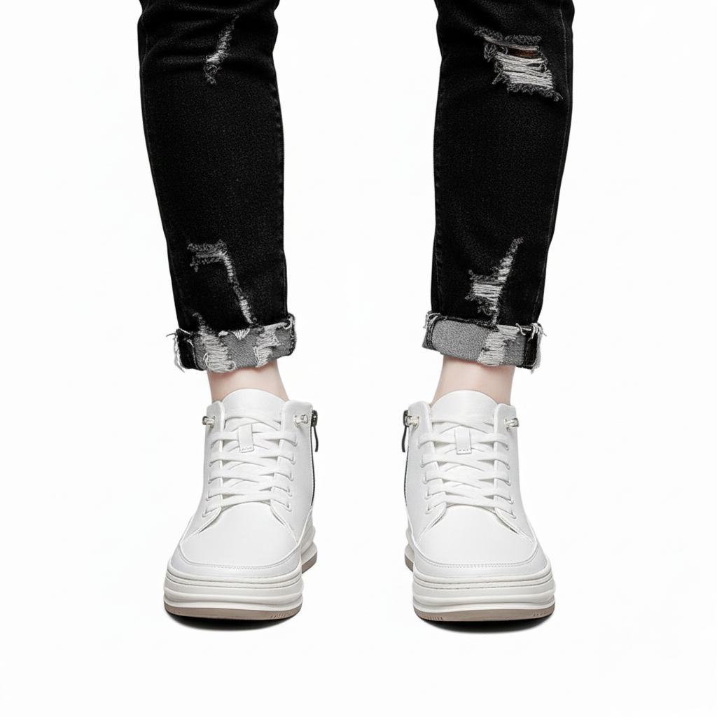 Sneaker con Rialzo Invisibile | Comfort Ergonomico