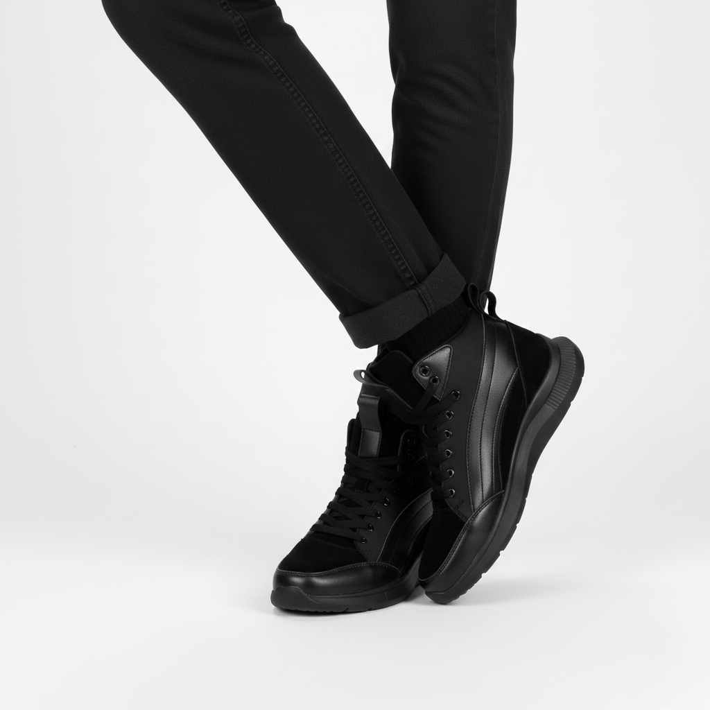 Sneaker Elegante con Rialzo | Design Italiano Discreto