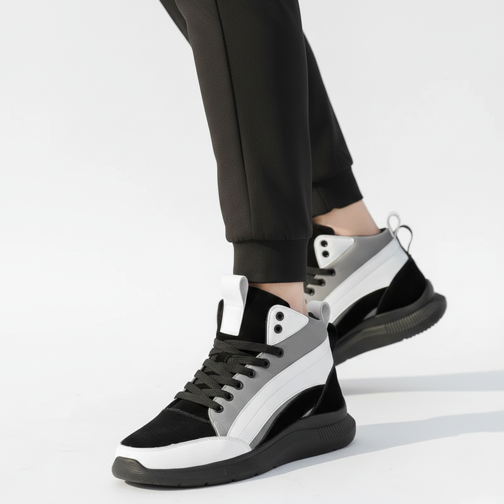 Sneaker Elegante con Rialzo | Design Italiano Discreto