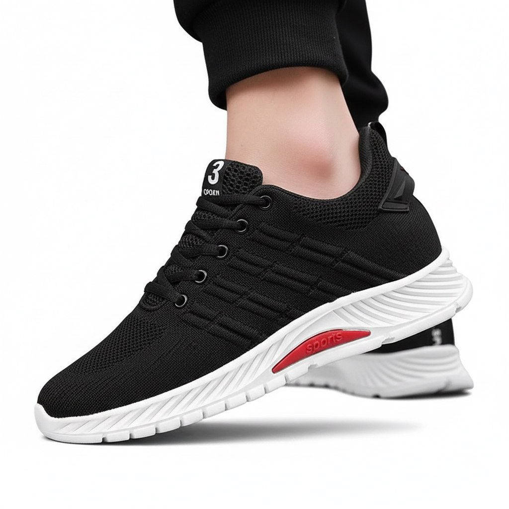 Sneakers Ammortizzate con Rialzo | Comfort Attivo