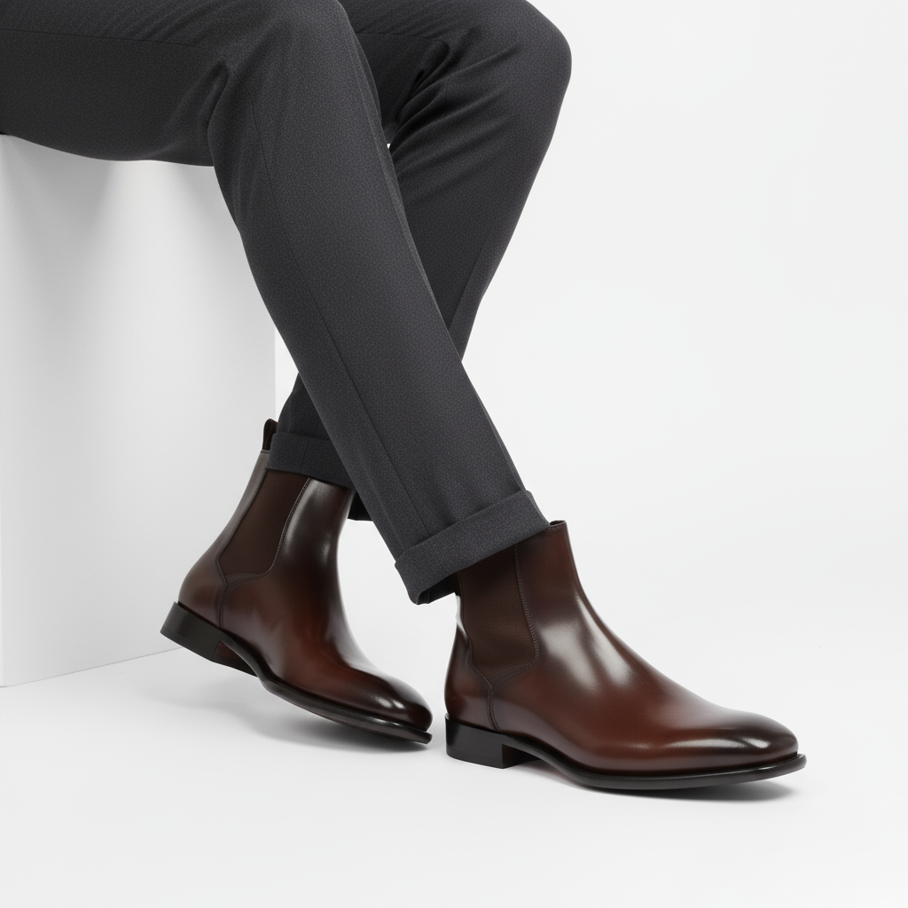 Scarpa con Rialzo Invisibile | Eleganza Italiana