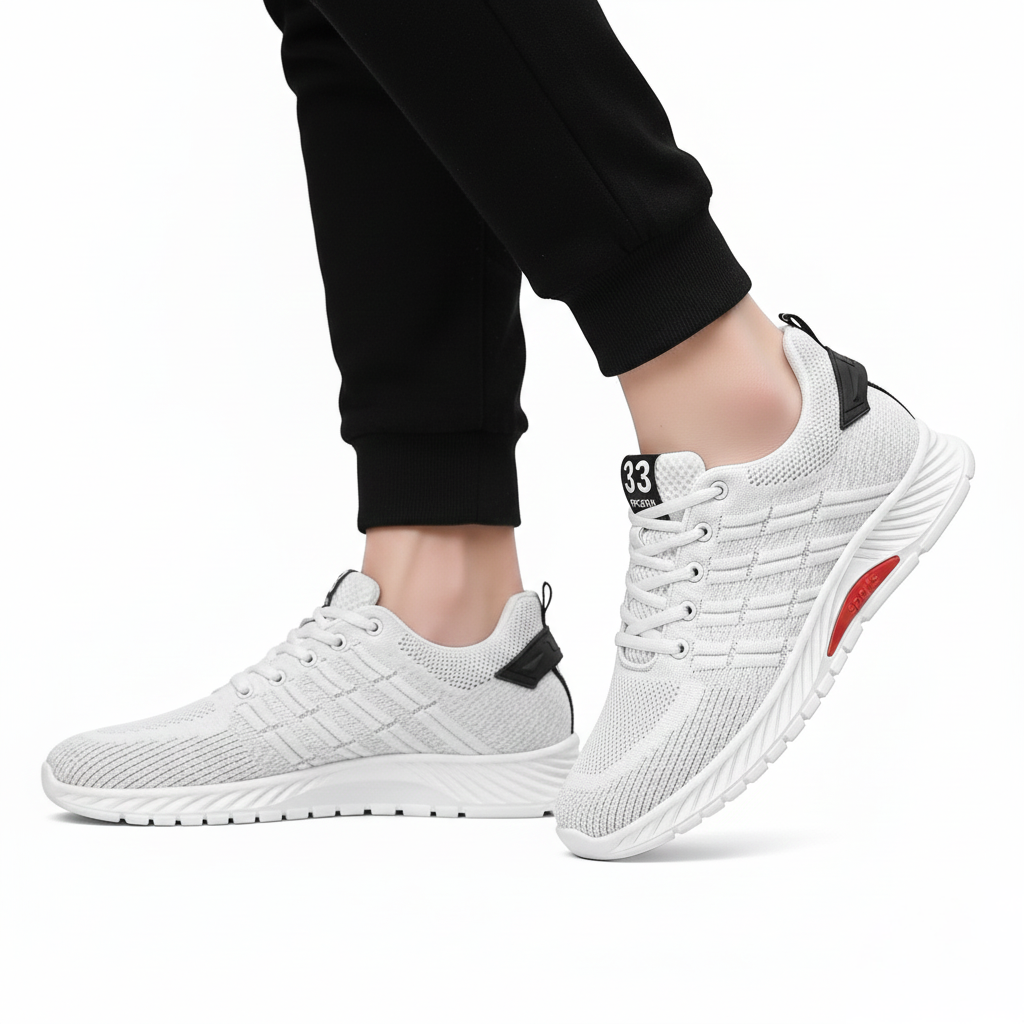 Sneakers Ammortizzate con Rialzo | Comfort Attivo