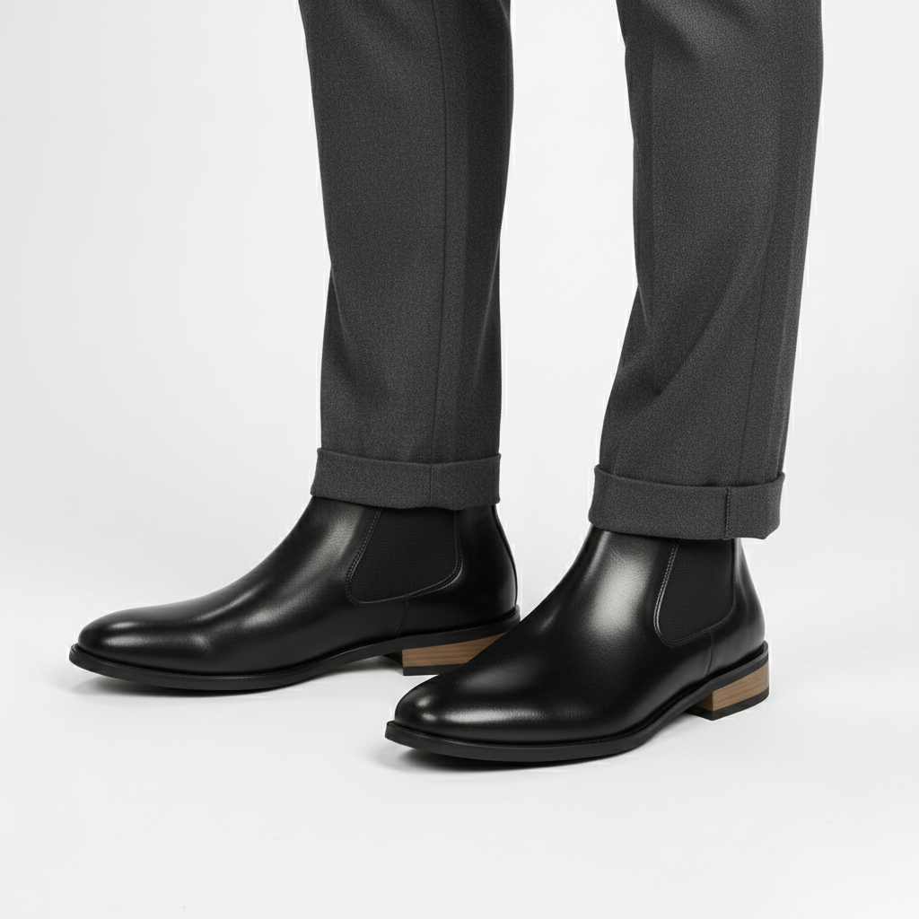 Scarpa con Rialzo Invisibile | Discrezione e Classe