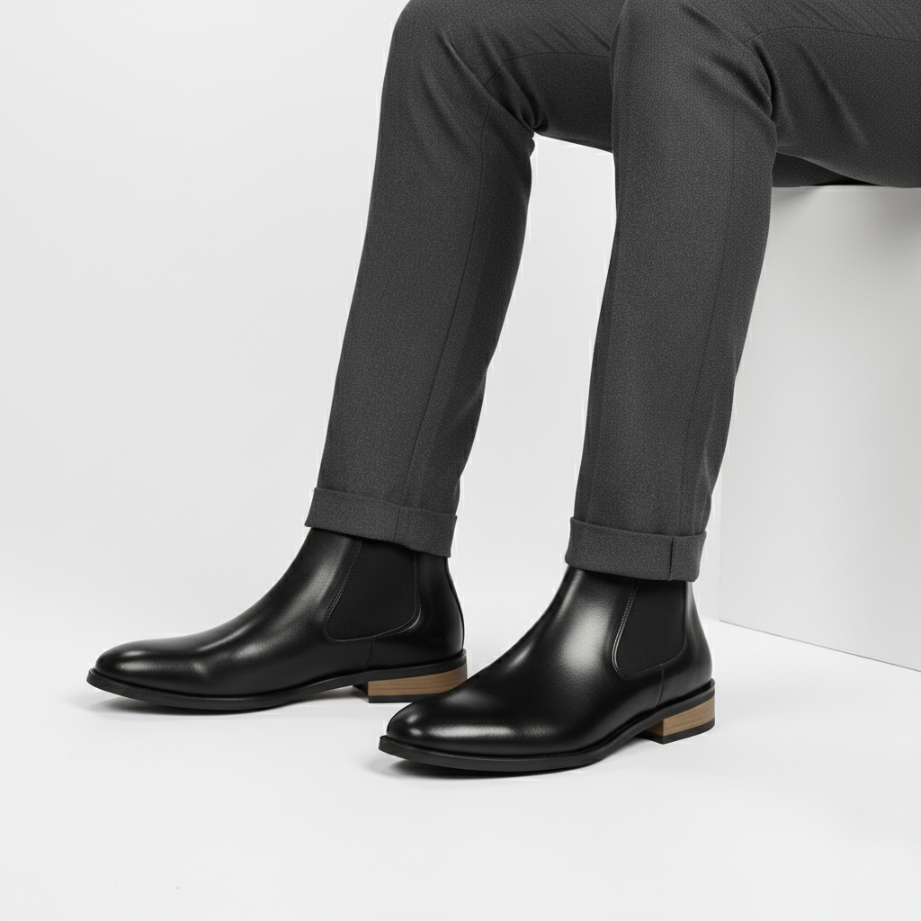 Scarpa con Rialzo Invisibile | Discrezione e Classe