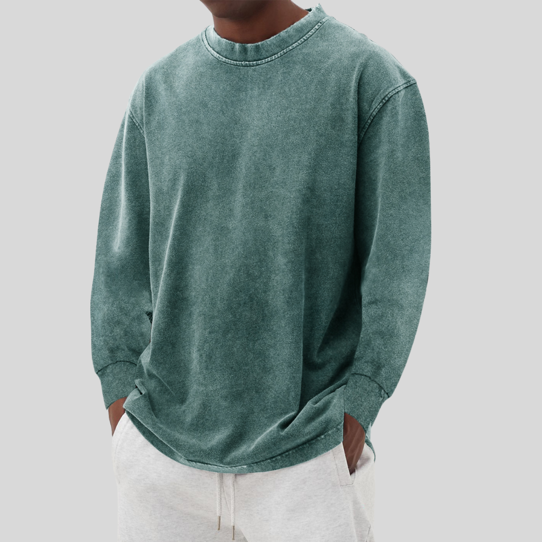T-Shirt Maniche Lunghe Minimal | Comfort Quotidiano
