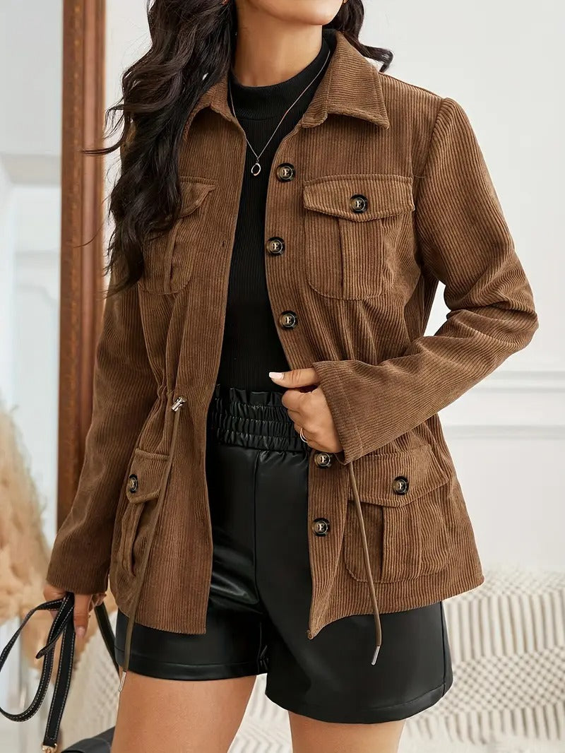 Giacca in Velluto a Coste | Stile Utility Casual