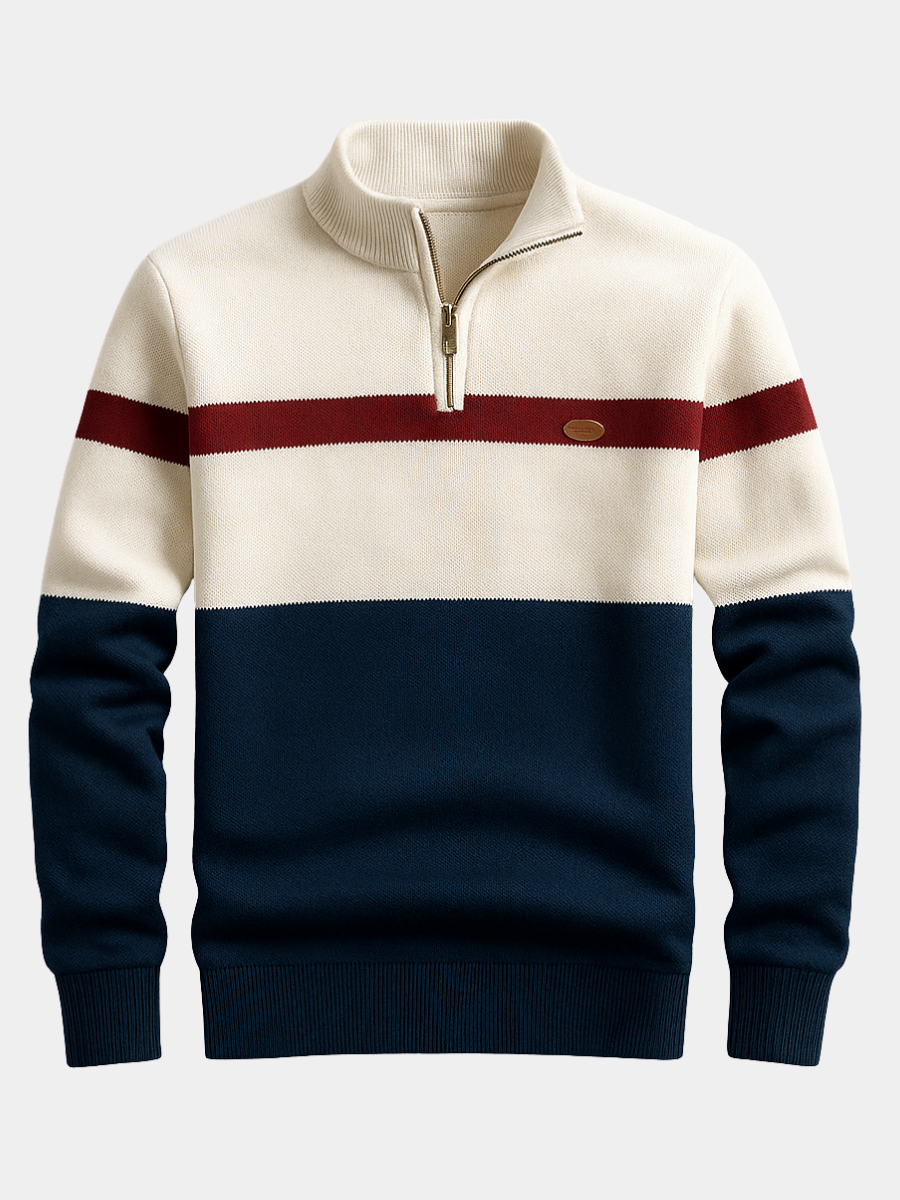 Maglione con Zip al Collo | Comfort e Stile Moderno