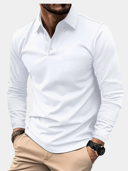 Polo Maniche Lunghe Elegante | Stile Casual Raffinato
