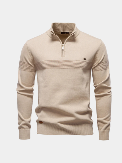 Pullover Mezza Zip in Maglia | Comfort e Stile Moderno