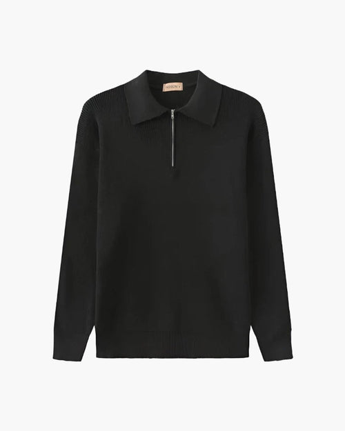 Maglione a Mezza Zip Elegante | Stile Classico e Comfort