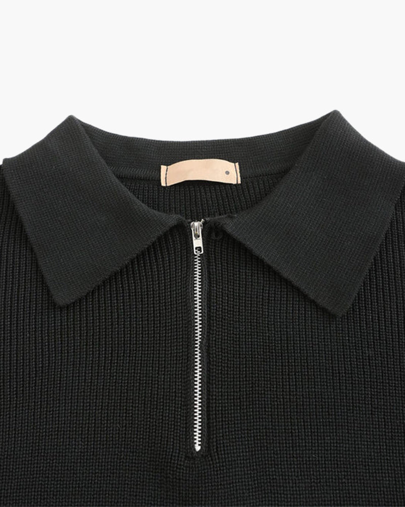 Maglione a Mezza Zip Elegante | Stile Classico e Comfort