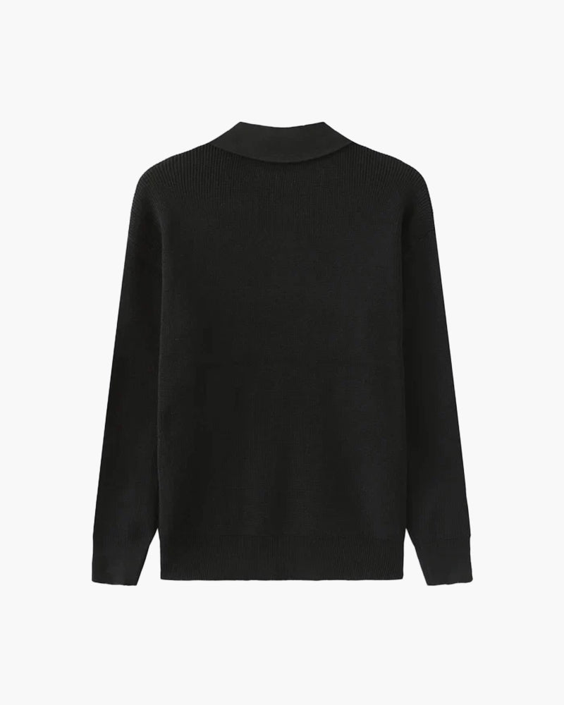 Maglione a Mezza Zip Elegante | Stile Classico e Comfort