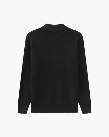 Maglione a Mezza Zip Elegante | Stile Classico e Comfort