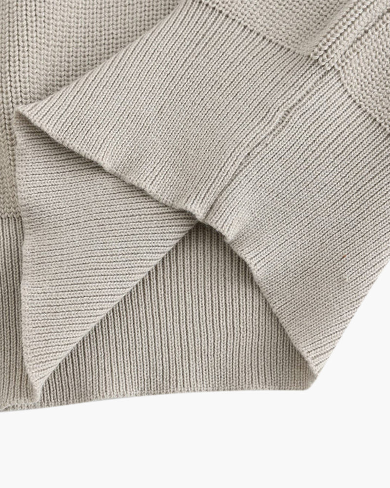Maglione a Mezza Zip Elegante | Stile Classico e Comfort