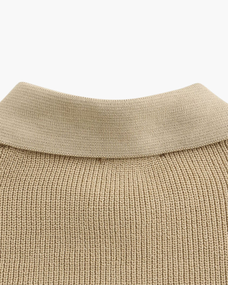 Maglione a Mezza Zip Elegante | Stile Classico e Comfort